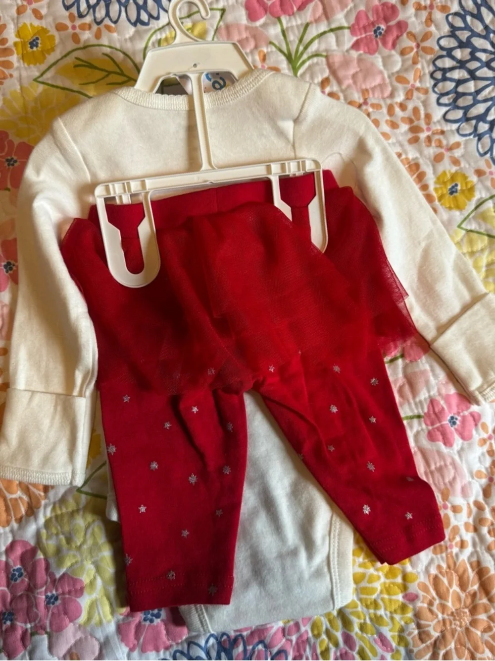 NWT 3 month baby girl Christmas outfit carters